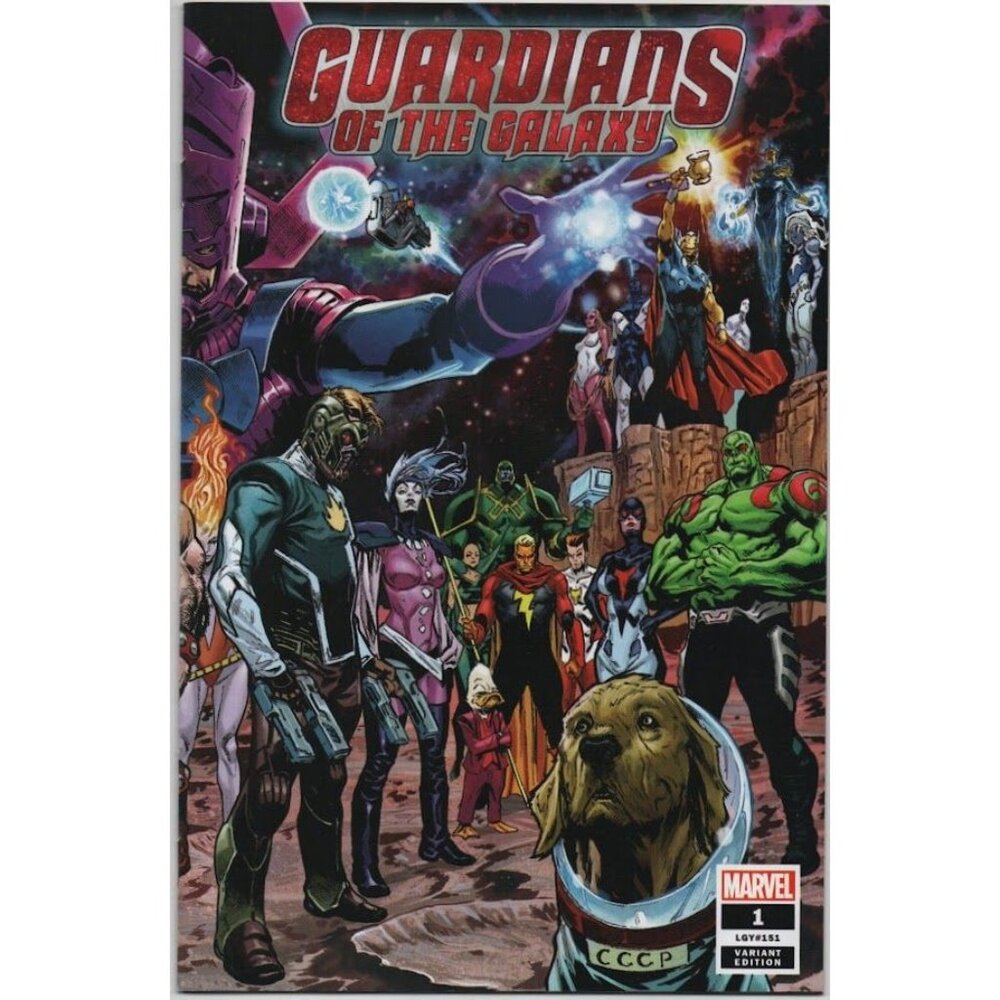 Guardians of the Galaxy 1 B Marvel Comics 2019 VF/NM 9.0 Shaw Wraparound Variant